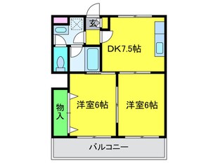 パレス堺の物件間取画像